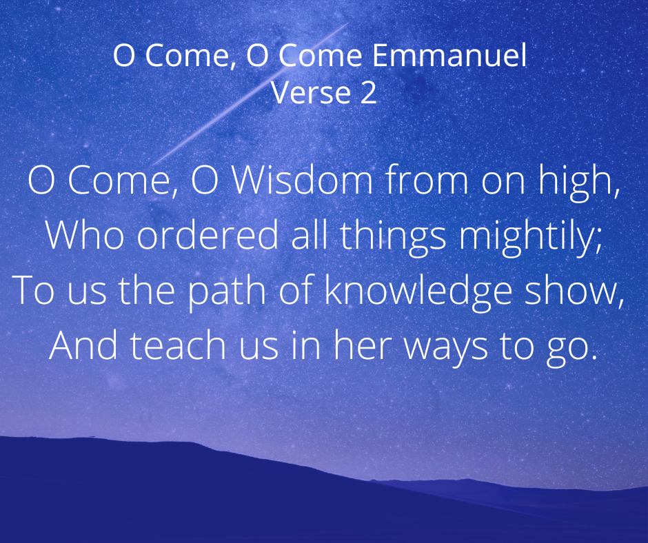 verse 2 - Wisdom